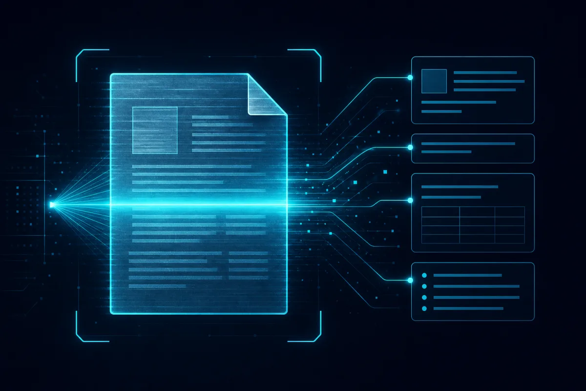 AI Data Extraction from PDF Automation