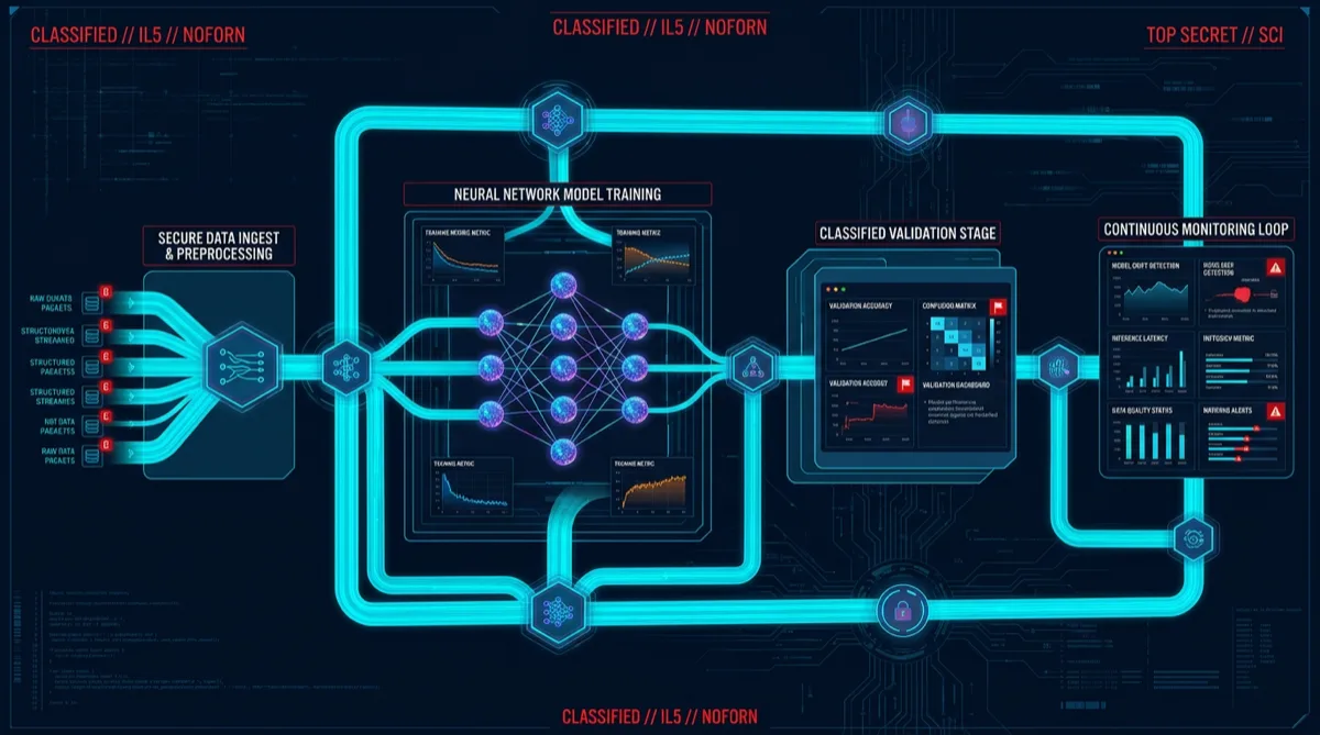 MLOps Pipelines on IL5 Classified Cloud
