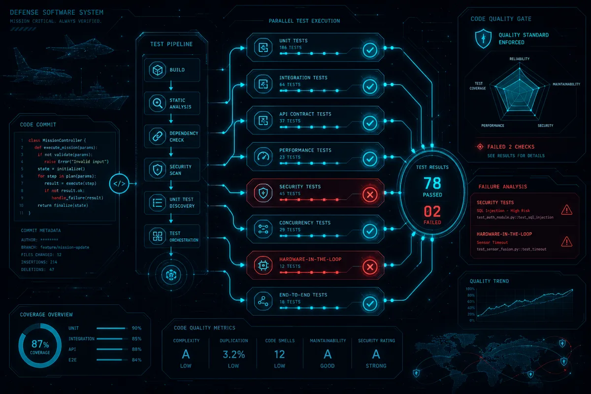 Software Testing Automation for Defense Programs